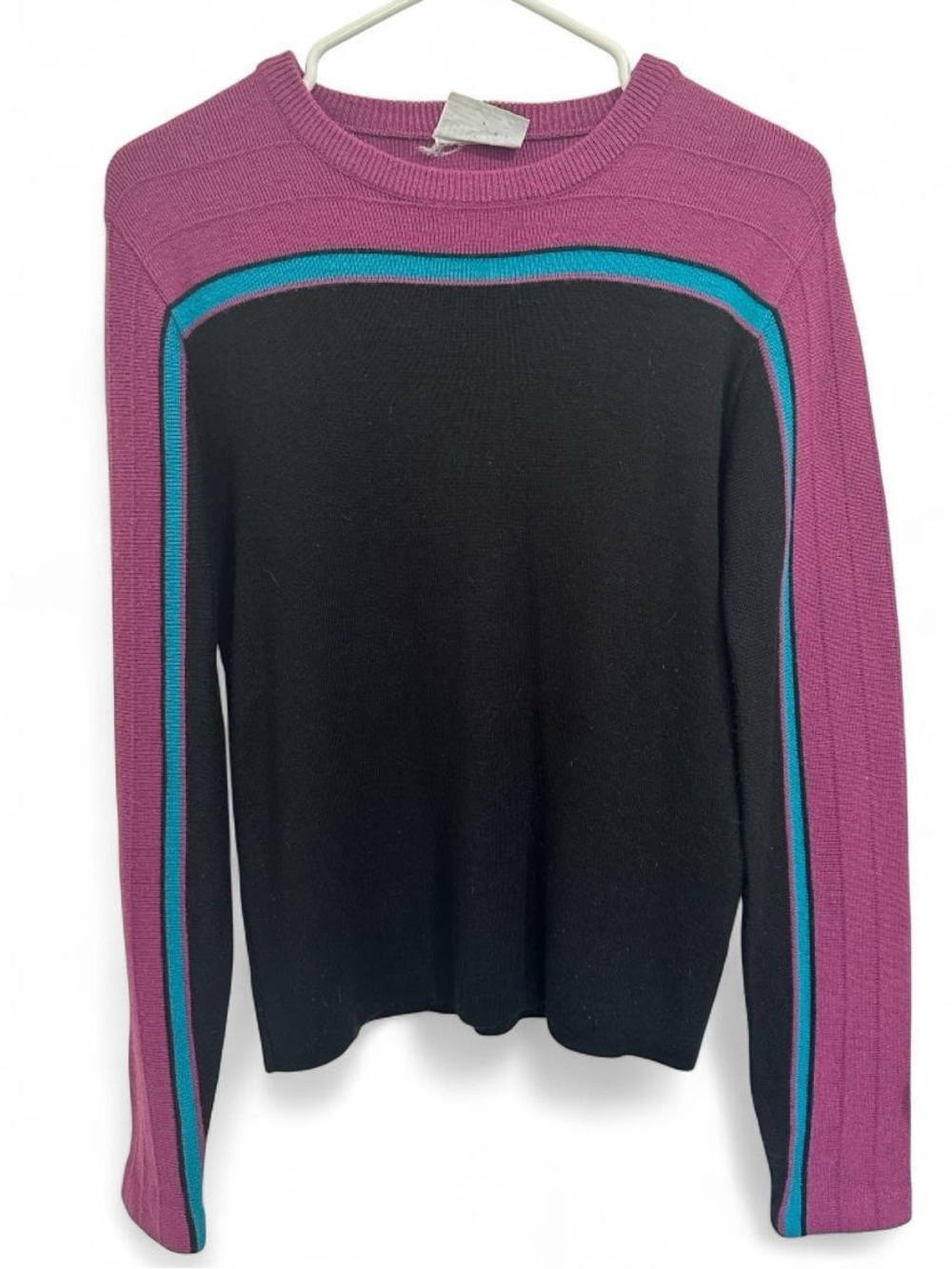Vintage 70s 80s Knit Sweater | Wool Blend | Size Sm (see measurements)